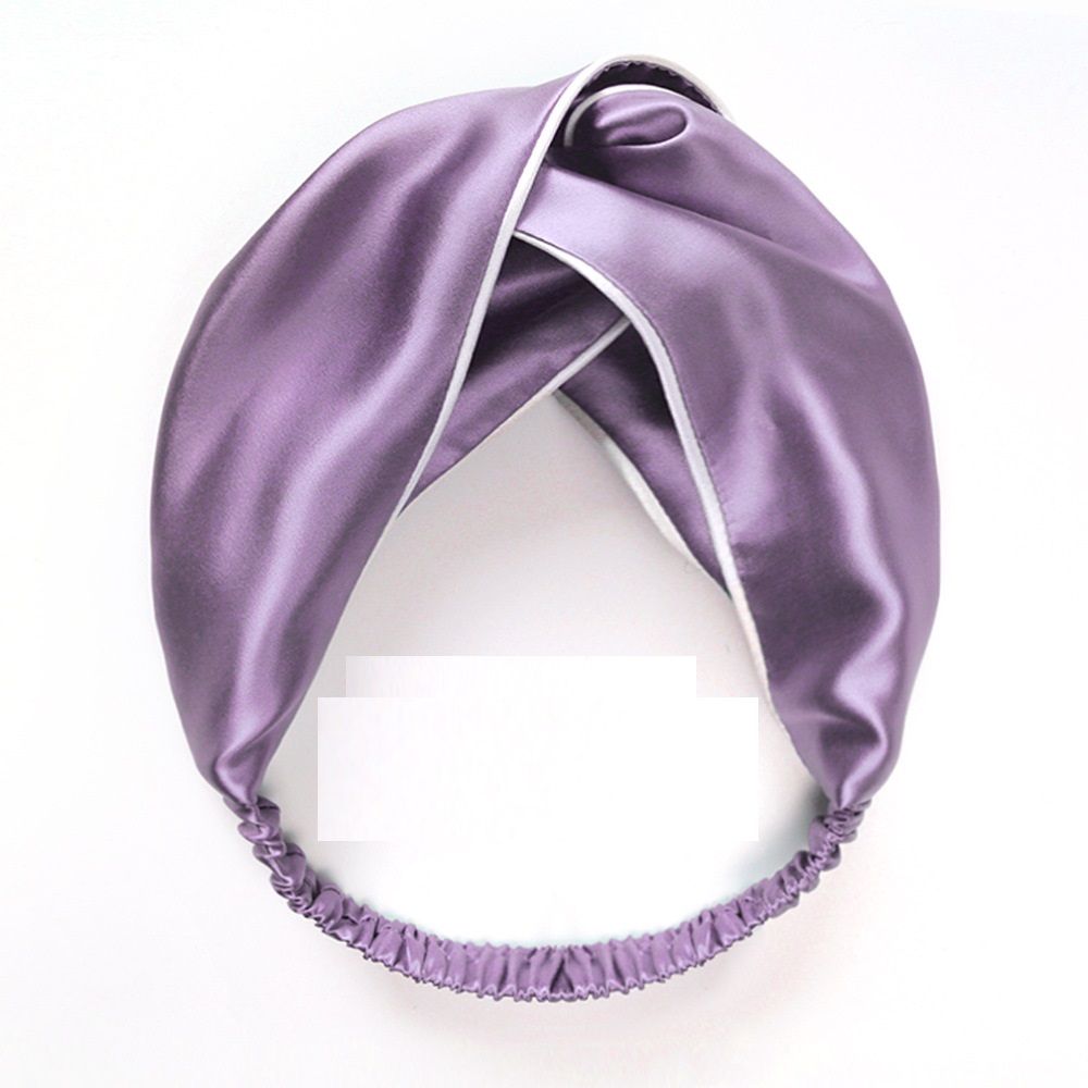 Оптовая продажа, Модные Шелковые повязки для волос с принтом, широкие повязки на голову для женщин, повязка на голову с перехлёстом, аксессуары для волос