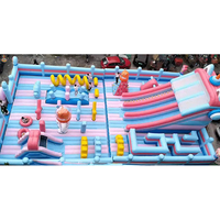 Château gonflable commercial en PVC de qualité supérieure, parcours d'obstacles géants, location de structures gonflables, parcs gonflables - Nova Factory Wholesale