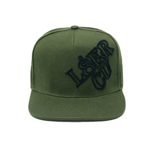 Di alta qualità Allibaba Com logo personalizzato un telaio 5 cinque pannelli Vintage misura Hqr 3d sbuffo ricamo tappi Snapback - Product Image 6