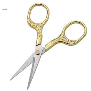 Ciseaux à broder pour manucure fantaisie, faits à la main, en acier inoxydable, à pointe incurvée et tranchante, pour la coupe des cuticules et des fils, fournitures - Product Image 5