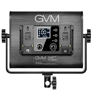 GVM Official 880RS 2pcs RGB LED Video Light 3200-5600K Full Color 60W Photography Studio Led Panel Lighting Kit pour <span class=keywords><strong>Youtube</strong></span> Live - Product Image 2