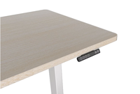 Bureau debout électrique à double moteur, réglable en hauteur, ergonomique, pour le travail à domicile, intérieur, neuf