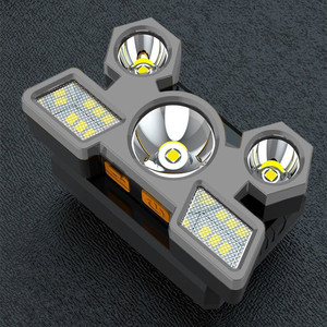 Giá Rẻ Đèn Pha 18650 Sạc Pin Head Light 5 LED Độ Sáng Mạnh Mẽ Head <span class=keywords><strong>Lamp</strong></span> Cho Câu Cá Ngoài Trời Cắm Trại - Product Image 5