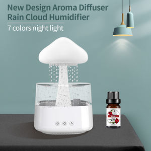 Diffuseur Offre Spéciale pleuvoir arbre goutte à goutte nuage humidificateur led <span class=keywords><strong>pluie</strong></span> automne humidificateur veilleuse avec sons et lumière <span class=keywords><strong>de</strong></span> <span class=keywords><strong>pluie</strong></span> - Product Image 3