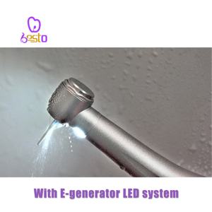 Dent LED E-generator punta pulsante ad alta velocità manipolo cuscinetti in ceramica manipolo turbina aria 4 fori odontoiatria attrezzature - Product Image 3