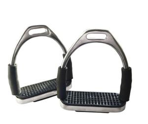 Shemax 2023 calidad superior Venta caliente personalizado al por mayor Flexi Bendy Offset ojo estribo hierro acero inoxidable - Product Image 1