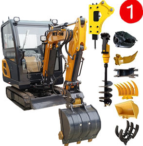 2023 1T, 1,8 T 2T 2,5 T 3T, 3,5 T Ce jardín casa Granja Hogar oruga hidráulicas Micro Mini Escavator Digger Bagger excavadoras - Product Image 1