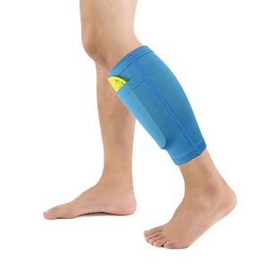 Protezioni per le gambe per adulti calcio piastra inserto deflettore <span class=keywords><strong>a</strong></span> compressione manicotto per polpaccio da calcio parastinchi da calcio per bambini - Product Image 6
