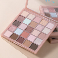 Großhandel 25 Farbe Matt Lidschatten Schweiß feste Lidschatten-Palette Hochwertige Private Label Pigmentierte Lidschatten-Palette