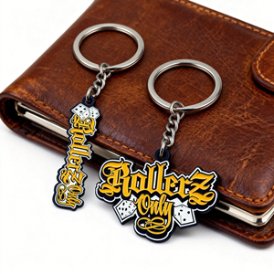 Proveedor Chino, Llavero de Metal Esmaltado con Forma Personalizada, Souvenir Personalizado al por Mayor - Product Image 3