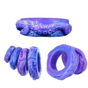 3 Piece Set of Silicone BDSM Cock Rings <b>for</b> <b>Men</b> a Set of Four Multi-Functional Sex <b>Toys</b> Designed to Effectively Prolong Pleasure - Product Image 2