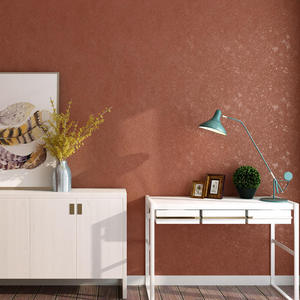 Revêtement mural non tissé teinté uni, tissu mural léger uni pour la décoration du salon, de la chambre à coucher et du bureau - Product Image 1