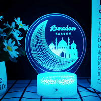 Panneau acrylique créatif 3D veilleuse LED Cadeau d'anniversaire Cadeau de vacances Décoration de la maison pour les amis