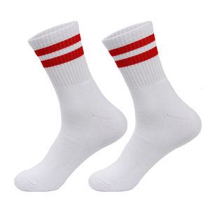 थोक कस्टम लोगो कपास थोक सादे सफेद व्यक्तिगत पुरुषों खेल क्रू उच्च गुणवत्ता वाले मोजे सफेद - Product Image 3