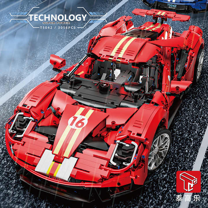 TAIGAOLE 1:8 Super Sports Car Model Diy Toy Vehicle High-tech Car Model ...