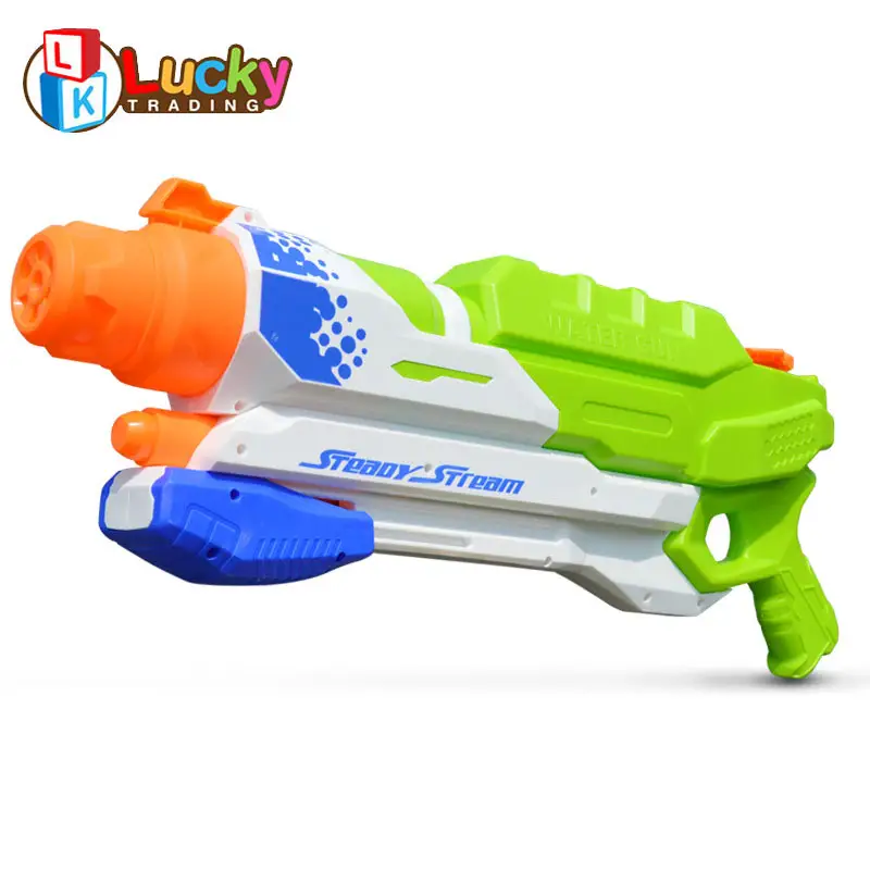 Горячая дешевая пластиковая безопасная мощная воздушная стрельба, большой игрушечный водяной пистолет для детей