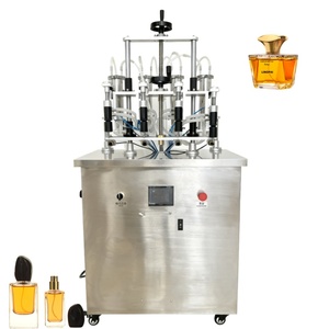 Máquinas de Llenado de Botellas de Líquido Pequeñas, Máquina de Llenado al Vacío Semiautomática de 4 Cabezales para Botellas de Perfume, para Uso Cosmético - Product Image 4