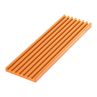 JEYI-Disipador de calor de aluminio de doble cara y almohadilla térmica para NVMe/PC/Laptop 2280, 1 año de garantía