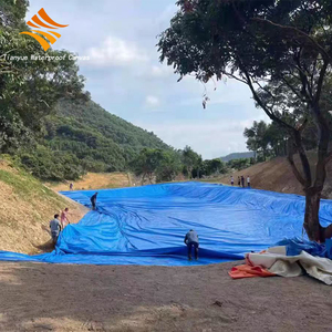 Bâche PVC industrielle TIANYUE TY-500, tissu 0,4 mm résistant à l'abrasion, 500 GSM, poids moyen, pour bassin à poissons extérieur, réservoir, piscine - Product Image 2