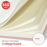 Carnet de planification A6 format cadeau idéal 2025 – Populaire, format A4, en cuir, avec anneaux, couverture rigide en PVC, personnalisable pour promotion