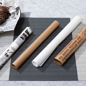 Rouleau de papier sulfurisé antiadhésif de qualité alimentaire feuille de cuisson parchemin en silicone double face pour pain et sushi - Product Image 4