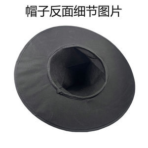 SOLPOP - Sombrero <span class=keywords><strong>de</strong></span> bruja plisado para mujer, accesorios <span class=keywords><strong>de</strong></span> cosplay para Halloween, fiestas <span class=keywords><strong>de</strong></span> disfraces, carnavales - Product Image 4