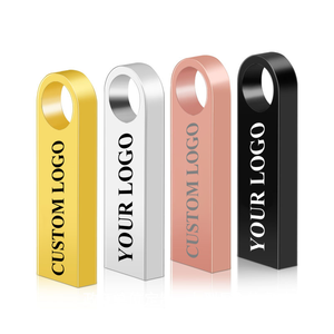 Điện tử Quà tặng khuyến mãi kim loại USB Flash Drives tùy chỉnh logo xách tay tùy chỉnh USB Drive 8GB 16GB 32GB USB 2.0 3.0 U đĩa