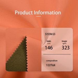 Tela Taslan 320D de <span class=keywords><strong>Nylon</strong></span> 100% de Peso Medio 323GSM, Impermeable, Resistente al Viento y al Fuego, para Ropa Deportiva - Product Image 3