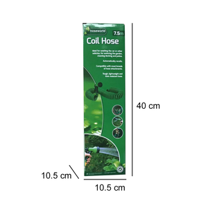 Manguera de jardín 25 pies EVA Primavera Línea telefónica Tubería de agua Lavado de autos Juego de mangueras de agua Accesorios neumáticos - Product Image 5