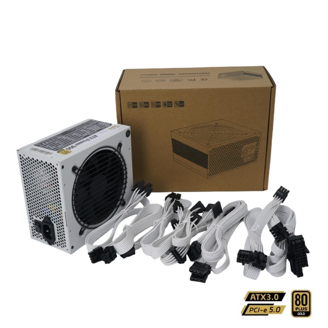 Lekang Lingmao ATX3.0 Rated 901W-1000W PCI 5.0 20+4Pin 80 Gold Medal White Desktop Computer Power Supply 100-240V OEM/ODM Module