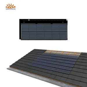 Panneaux solaires 150 watt yingli système de tuile tout en un système d'alimentation solaire prix de la batterie domestique