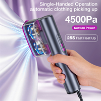 Défroisseur Vapeur Portable 2-en-1 pour Vêtements, Chauffe Rapide 1000W, Format Voyage, Panneau Chauffant en Céramique, Usage Domestique