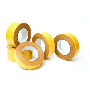 심천 abendo 핫 세일 중장비 노란색 종이 양면 천 기반 테이프 카펫 솔기 테이프 나무 바닥