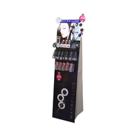 Étagère de présentation pliable en carton ondulé empilable personnalisée, écologique, pour la présentation de vêtements, les salons professionnels, les expositions, les stands