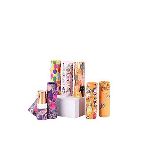 Wholesale Custom All Sizes Twist Kraft Paper Lipstick Tube Twist Empty Lipstick Tube Lip Balm Tube Packaging - Product Image 1