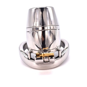 Hot Sale square Shaped Short Male Chastity Cage Sex Toy <b>Erotic</b> Cock Cage Body Control Abstinence Penis Lock for Men - Product Image 2