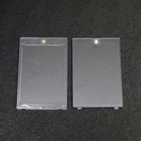 Porte-cartes magnétique 35PT avec protection UV, protège-cartes rigide transparent pour collection de cartes TCG, vente en gros, taille standard
