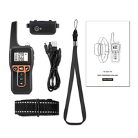 3300 Fuß Reichweite vibrierender Hundehalsband IP67 wasserdichter Vibrationshalsband für Hunde kein Stoß/Stiftscheren Hundetrainingshalsband