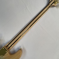 OEM Electric Bass Guitar Maple Fingerboard 4/4 Size HH Pickup Polished 4 Strings Rare Maple Back/Side Professional Jazz Musician