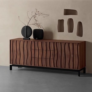 Armoire de salle à manger en bois massif de style <span class=keywords><strong>vintage</strong></span>, faite à la main, pour bar à domicile et rangement de salon, grande capacité, anti-poussière - Product Image 3