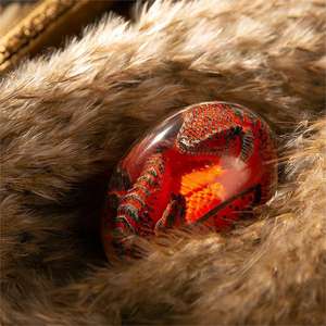 Drago di Lava Luminoso in Uovo TB01, Miniatura Trasparente Luminosa di Uovo di Dinosauro per Giochi e Oggetti Religiosi - Product Image 4