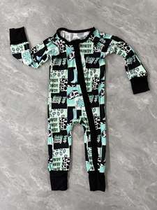 RTS 번들 프린트 대나무 잠옷 맞춤 캐릭터 아기 대나무 잠옷 - Product Image 6