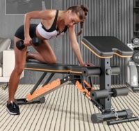 Banc de musculation réglable, capacité 1000 lb, robuste, pliable, structure en acier allié, utilisation intérieure, banc d'exercice complet, directement de l'usine