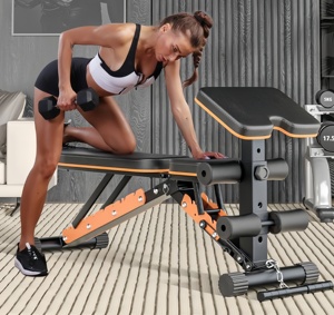 Verstellbare Hantelbank 450 kg Tragkraft, Robuster Klappbarer Stahlrahmen für den Innenbereich, Ganzkörper-Trainingsbank, Direkt vom Hersteller - Product Image 6