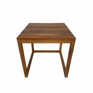 Mesa Pequeña Cuadrada, Totalmente de Madera Maciza, Desarmable - Product Image 1