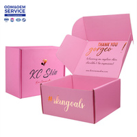 Boîte d'expédition et de colisage en carton rigide de luxe personnalisée en matériaux recyclés avec doublure en mousse