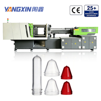 Machines de moulage par injection de plastique PET électriques hydrauliques horizontales industrielles à grande vitesse Yangxin, petite machine de moulage de 330 tonnes