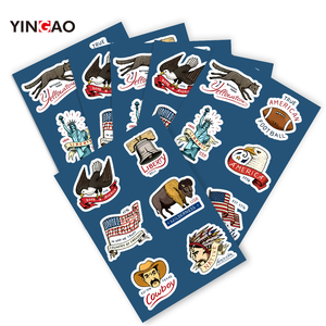 Hojas de Pegatinas Personalizadas con Corte Kiss-Cut, Temática de Viajes, Pegatinas Adhesivas de Vinilo <span class=keywords><strong>para</strong></span> Decoración de Libretas y Equipaje, Hoja de Pegatinas con Impresión Personalizada - Product Image 4