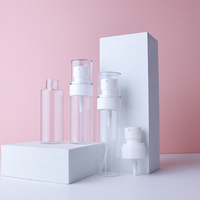 Mini vaporisateur de brouillard d'eau en plastique PET de 30 ml 50ml écologique pour cosmétiques
