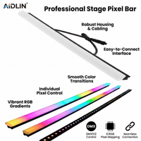 Светодиодная панель AIDLIN 64 пикселя, 1 м, RGB, с индивидуальной адресацией, программируемая DMX SPI, класс защиты IP66, из алюминиевого сплава, для сценического видеоэкрана